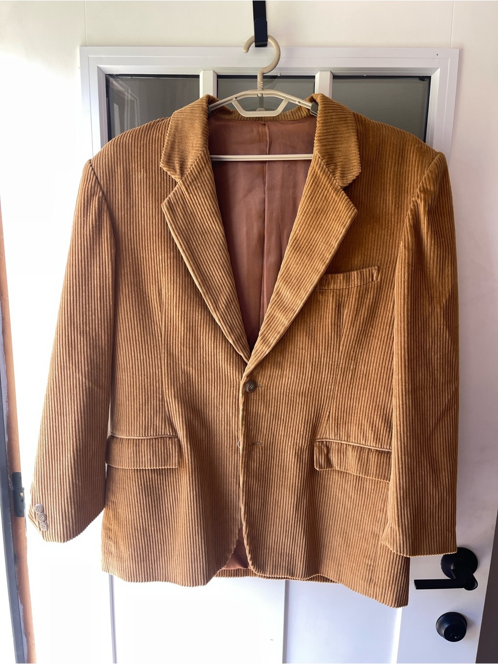 Vintage Chief Corduroy Blazer Sport Coat Camel Tan XXXL